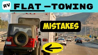 4 BIG RV Flat Towing MISTAKES Ultimate Guide To Flat Tow Any Car [upl. by Annhoj239]