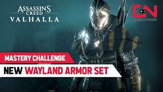 AC Valhalla NEW Wayland Armor Set Showcase  Mastery Challenge Update [upl. by Horne822]