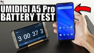 UMIDIGI A5 Pro  Battery Drain Test and Charging Time [upl. by Aikin125]