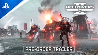 Helldivers 2  Tráiler de RESERVA en ESPAÑOL ¡POR LA LIBERTAD  PlayStation España [upl. by Ahcrop]