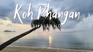 Koh Phangan Island Thailand Drive along Srithanu from Hin Kong beach to Zen beach Part 2 [upl. by Naghem829]