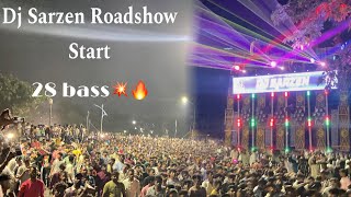 Dj Sarzen का गजब का Craze🔥 दैखनै कौ मिला । Dj Sarzen Roadshow Start  Ganesh Puja Bokaro [upl. by Nwahser]