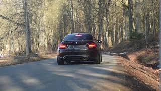 BMW M2 Competition Akrapovic Slipon Exhaust Sound [upl. by Ennaj]