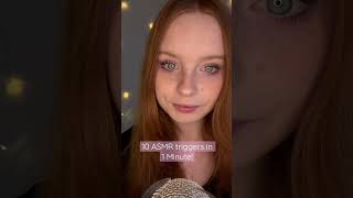 10 ASMR Triggers In 1 Minute [upl. by Nura]