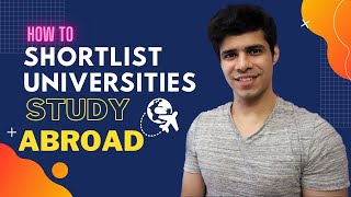 How to Shortlist Universities for your profile  Study Abroad [upl. by Ohaus]