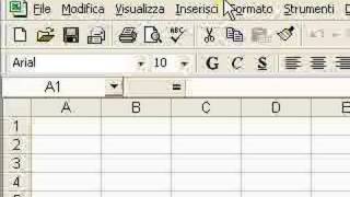 Lezione n001 Foglio Elettronico Excel [upl. by Lewap]