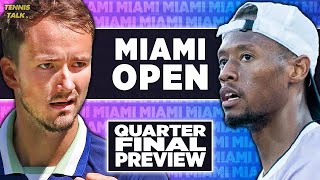 Daniil Medvedev vs Chris Eubanks  Miami Open 2023 Quarter Final  Tennis Talk Preview [upl. by Erika]