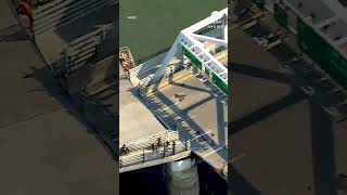 New York City bridge gets stuck due to heat [upl. by Haseefan897]