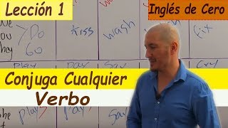 Cómo conjugar CUALQUIER VERBO en inglés PRESENTE SIMPLE FÁCIL LECCIÓN 1 [upl. by Minette42]