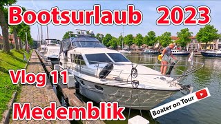 Vlog11 Bootsurlaub 2023  Medemblik  von Texel  Bootfahren – Nord Holland  Wattenmeer [upl. by Nosral653]