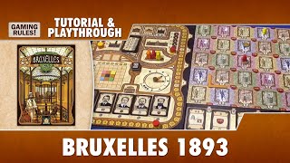 Bruxelles 1893  Tutorial Playthrough amp Review [upl. by Held]