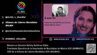 ALMA® Efemérides México 04 de agosto de 1913 nace Rosa María Alam cantante mexicana [upl. by Nelleeus]