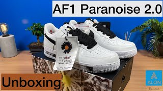 Air Force 1 Paranoise 20  Unboxing 4K [upl. by Earissed]