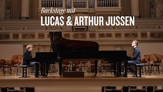 Backstage mit Lucas und Arthur Jussen  Konzerthaus Berlin [upl. by Orling]