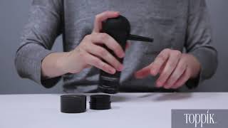 Hairvisual  Comment utiliser le Spray Applicateur Toppik How to use the Toppik Spray Aplicator [upl. by Asik]