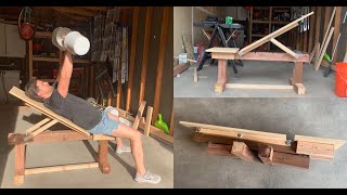 DIY Adjustable Weight Bench  Step by Step Tutorial [upl. by Zielsdorf]