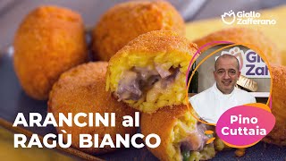 ARANCINI al RAGÙ BIANCO la RICETTA dello CHEF STELLATO PINO CUTTAIA😍✨ [upl. by Hteb]