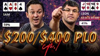 WILD 200400 Cash Game POT LIMIT OMAHA  High Stakes Poker E07 [upl. by Rex]