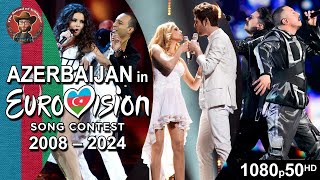 Azerbaijan 🇦🇿 in Eurovision Song Contest 20082024 [upl. by Branca]