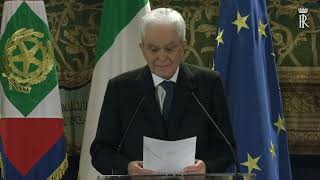 Mattarella allincontro con i Magistrati ordinari in tirocinio [upl. by Ferna]