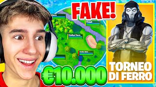 Ho CREATO un FINTO TORNEO con 10000 Euro in Palio Fortnite ITA [upl. by Ydnam499]