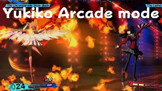 Persona 4 Arena ULTIMAX Yukiko Arcade Mode [upl. by Annaiv222]