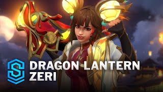 Dragon Lantern Zeri Wild Rift Skin Spotlight [upl. by Sredna]