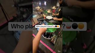 Who played it best  EVERY DRUMMER on Tour PLAYS the Forbidden Beat VOTE BELOW 👇 ⬇️ [upl. by Ainwat502]