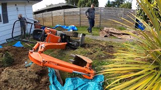 First Mistake On The Kubota Mini Excavator [upl. by Turino365]