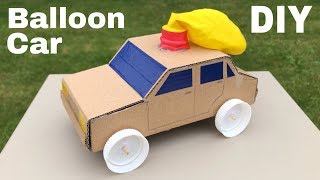 How to Make Amazing Balloon Powered Car  Air Car [upl. by Schear]