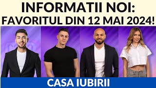 Casa Iubirii  Informatii noi Favoritul galei din 12 Mai 2024 [upl. by Stoneman36]