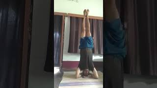 Sirsasana or Headstand  21  One Hour selfchallenge [upl. by Hollister]