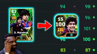 Free Epic D Maradona Best Training Guide 🥶  efootball 2024 ✨ [upl. by Yahsram]