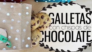 Galletas con chispas de chocolate para regalar  Mariana Clavel [upl. by Nilpik659]