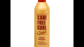 CARE FREE CURL GOLD instant activator [upl. by Dewayne]