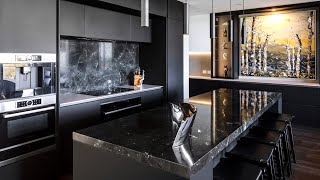 71 Matte Black Kitchens Interior Design Ideas [upl. by Shuman]