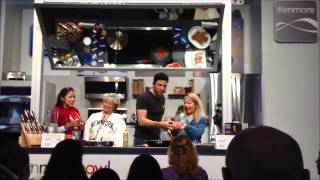 Rocco Dispiritos Premio Chicken Sausage and Peppers Sandwich Demonstration [upl. by Allicserp104]