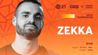 Zekka 🇪🇸 I GRAND BEATBOX BATTLE 2021 WORLD LEAGUE I Solo Elimination [upl. by Itsud]