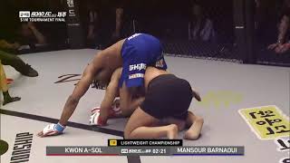 Mansour Barnaoui VS Kwon A Sol [upl. by Niloc]