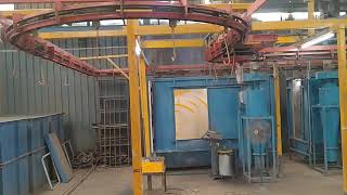 phosphating plant and powder coating conveyor line [upl. by Engelhart589]