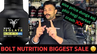 BOLT NUTRITION BIGGEST SALE 🔥BOLT NUTRITION whey protein reviews supplemets sale supplements [upl. by O'Malley]