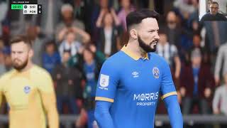 Shrewsbury Town vs My reactions and comments gameplay EA Sports FC 24 [upl. by Nanreh]