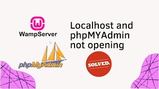 Solved Wamp Server Easy Ways to fix localhost and phpMYAdmin not opening [upl. by Kinnon]