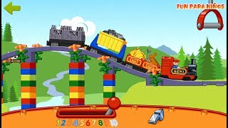 Lego Duplo Train 🚂 Juego de trenes para niños pequeños gratis [upl. by Otrevlig]