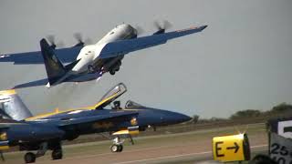 The Blue Angels Jet Assisted Fat Albert C130 [upl. by Pincince]