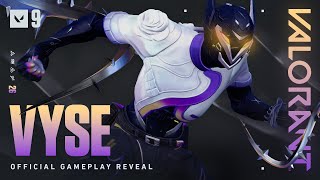 Vyse Official Gameplay Reveal  VALORANT [upl. by Alaecim]