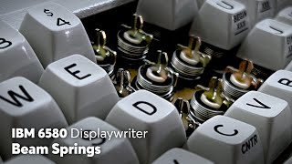 IBM BEAM SPRING Sound Test  IBM Displaywriter 6580 aka White Whale [upl. by Gere274]