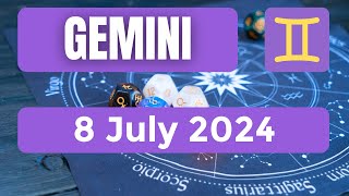 Gemini horoscope  Gemini Horoscope for Today 8 July 2024 [upl. by Jovitta]