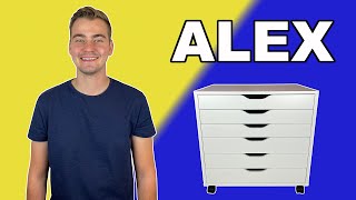 ALEX Drawer Unit on Casters IKEA Tutorial [upl. by Birk]