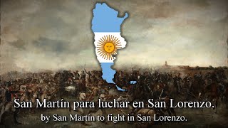 quotMarcha San Lorenzoquot Argentine Patriotic Song English  Spanish Lyrics [upl. by Merrill]